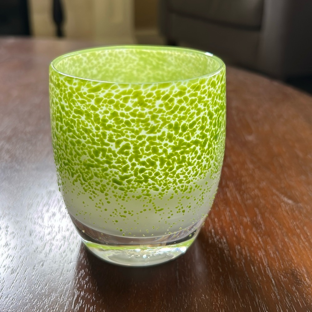 Glassybaby (discontinued) Seahawks “We Are 12” votive.
